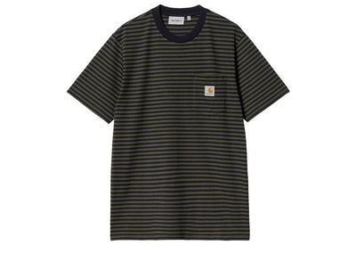 Carharrt WIP Streetwear Carhartt WIP Verner Pocket Tee Dark Navy/Office Green