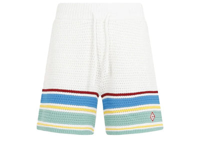 casablanca Streetwear Casablanca Crochet Tennis Shorts White/Blue/Multi