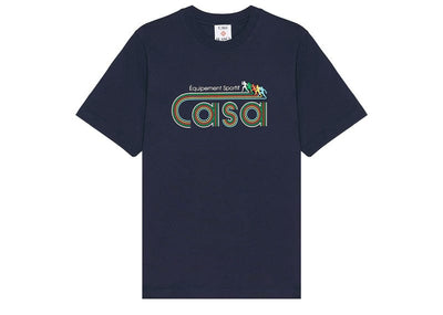 Casablanca Streetwear Casablanca Equipment Sportif Screen Printed Tee Navy