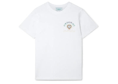 Casablanca Streetwear Casablanca For The Peace Tee White