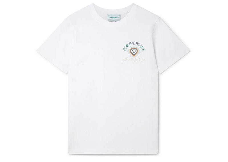 Casablanca Streetwear Casablanca For The Peace Tee White