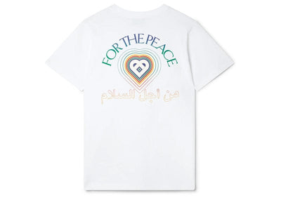 Casablanca Streetwear Casablanca For The Peace Tee White