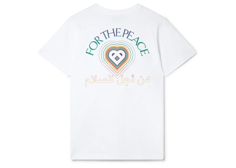Casablanca Streetwear Casablanca For The Peace Tee White