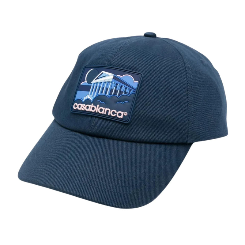 Casablanca Accessories Casablanca Greek Temple Rubber Cap Navy