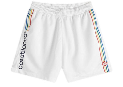 Casablanca Streetwear Casablanca Jacquard Monogram Football Shorts White