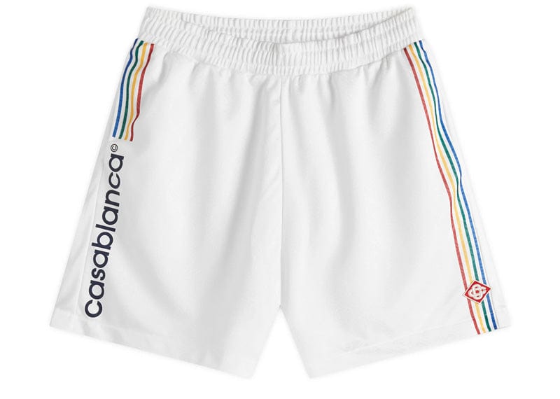 Casablanca Streetwear Casablanca Jacquard Monogram Football Shorts White