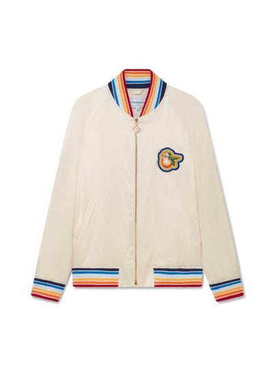 Casablanca Streetwear Casablanca Radiating Orange Patch Souvenir Jacket