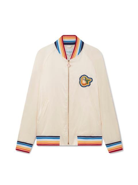 Casablanca Streetwear Casablanca Radiating Orange Patch Souvenir Jacket