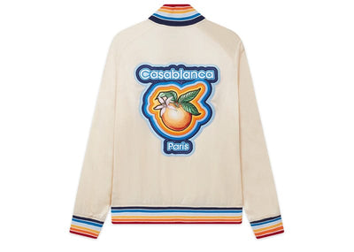 Casablanca Streetwear Casablanca Radiating Orange Patch Souvenir Jacket