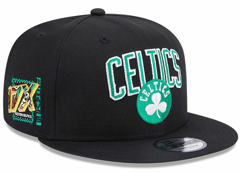 celtics Accessories New Era Boston Celtics NBA Patch 9FIFTY Black Snapback