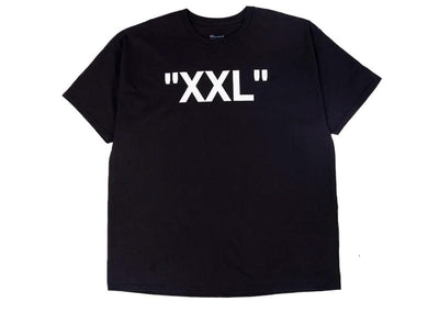 Champion Streetwear Virgil Abloh x Ica "Size XXL" T Shirt Black
