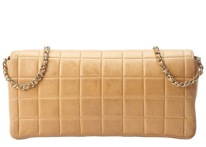 Chanel Chocolate Bar Bag Beige Leather – Court Order