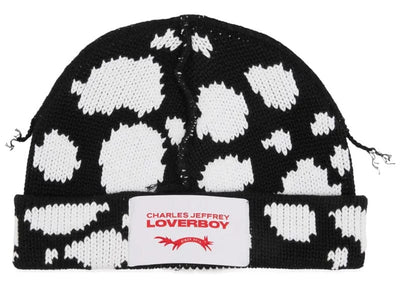 Charles Jeffrey Loverboy Accessories Charles Jeffrey Loverboy Loverboy Beanie Black/White Polka Dot