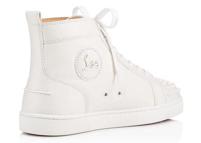 Christian Louboutin Sneakers Christian Louboutin Louis Flat Calf Spikes White