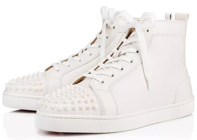 Christian Louboutin Sneakers Christian Louboutin Louis Flat Calf Spikes White
