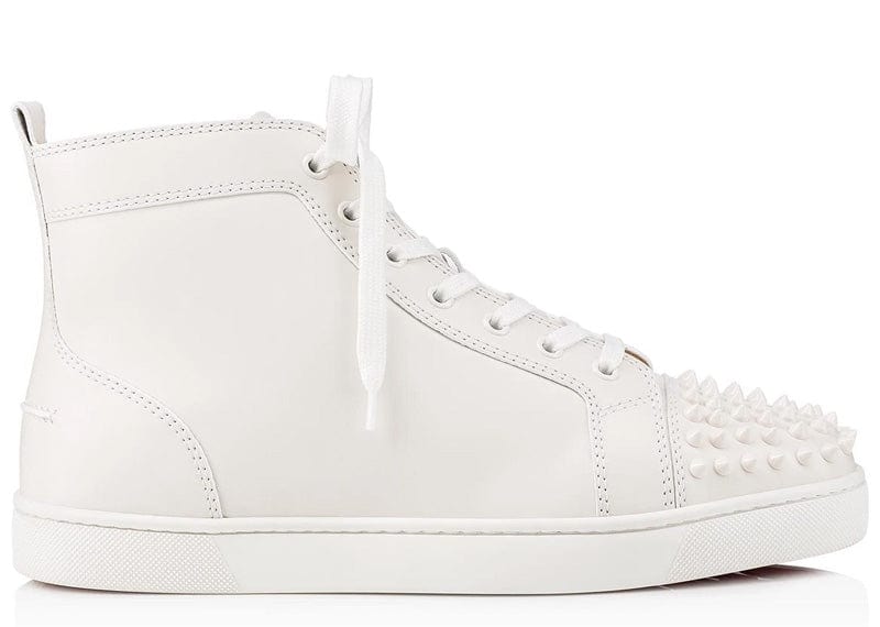 Christian Louboutin Sneakers Christian Louboutin Louis Flat Calf Spikes White
