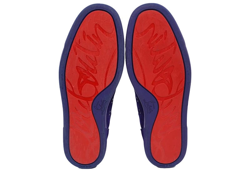 Christian Louboutin Sneakers Christian Louboutin Louis Orlato Flat Veav Velours Encre