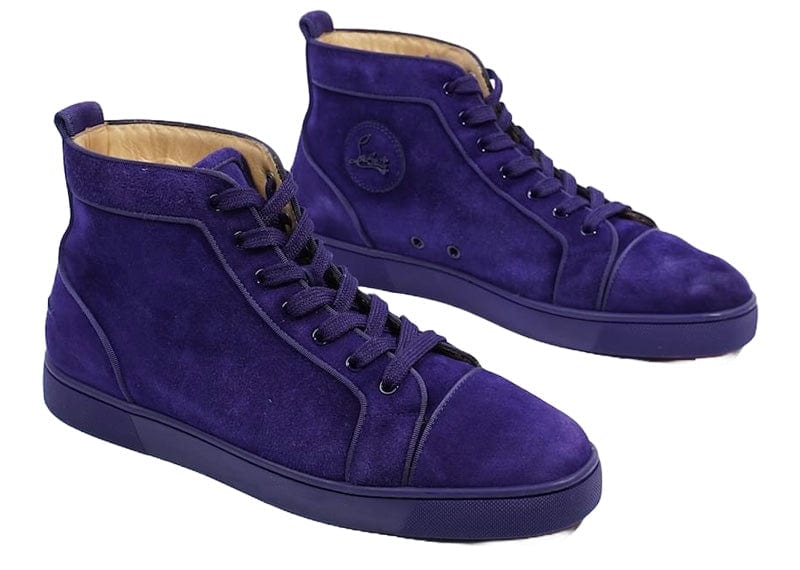 Christian Louboutin Sneakers Christian Louboutin Louis Orlato Flat Veav Velours Encre