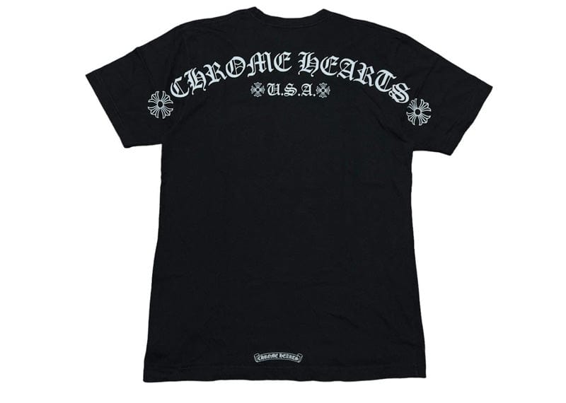Chrome Hearts Streetwear Chrome Hearts Back Arch Logo Pocket tee
