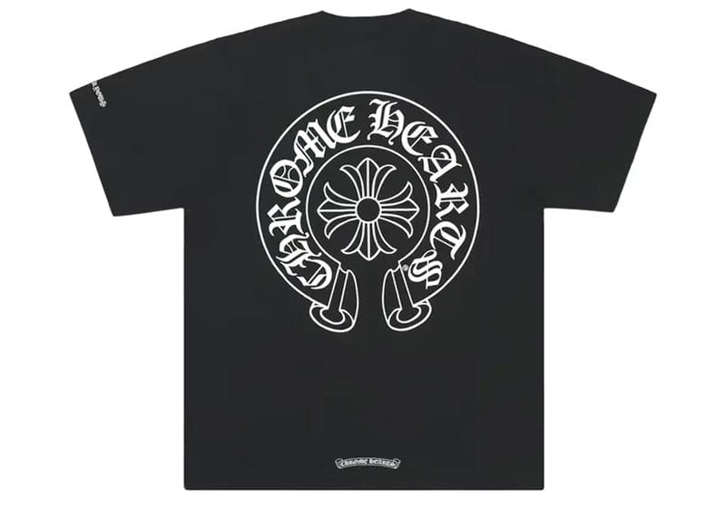 Chrome Hearts streetwear Chrome Hearts Horse Shoe Logo Pocket T-Shirt Black