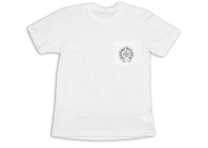 Chrome Hearts Horse Shoe Logo Pocket T-Shirt White – Court Order