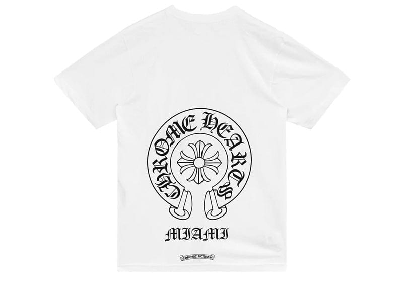 Chrome Hearts streetwear Chrome Hearts Miami Exclusive T-shirt White