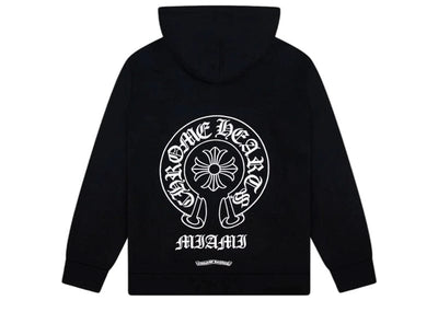 Chrome Hearts streetwear Chrome Hearts Miami Exclusive Zip Up Hoodie Black