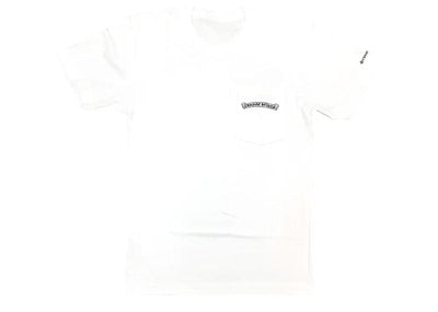 Chrome Hearts streetwear Chrome Hearts Scroll Logo Pocket T-shirt White