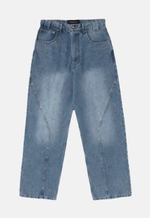 Cold Culture Streetwear Cold Culture Pintuck V2 Jeans Denim Blue