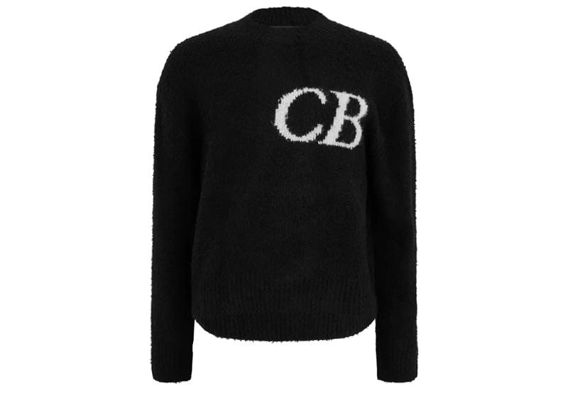 Cole Buxton Streetwear Cole Buxton CB Logo Knitted Sweater Black