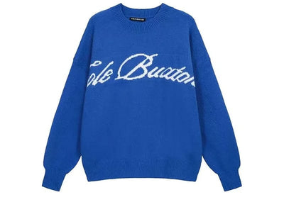 Cole Buxton Streetwear Cole Buxton Mohair Sweater Blue