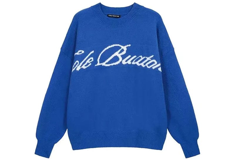 Cole Buxton Streetwear Cole Buxton Mohair Sweater Blue