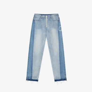Cole Buxton Streetwear Cole Buxton Two Tone Denim Jeans Blue
