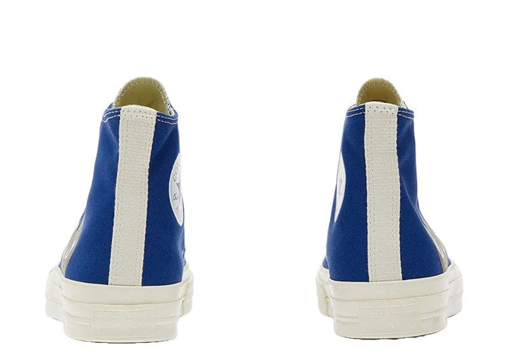 chuck 70 hi logo play white rush blue