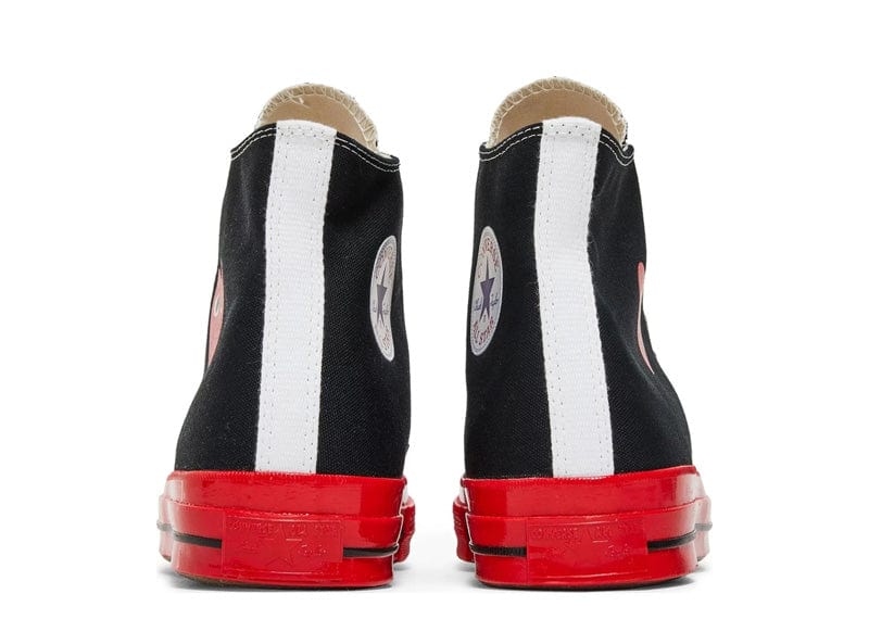 Converse Sneakers Converse Chuck Taylor All-Star 70 Hi Comme des Garcons PLAY Black Red Midsole