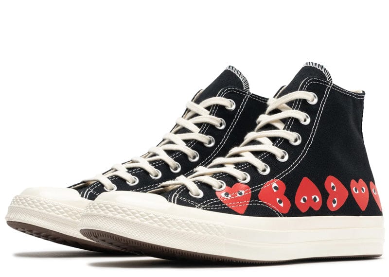 Trainers Converse Hearts Black Converse X Comme Des Garçons PLAY