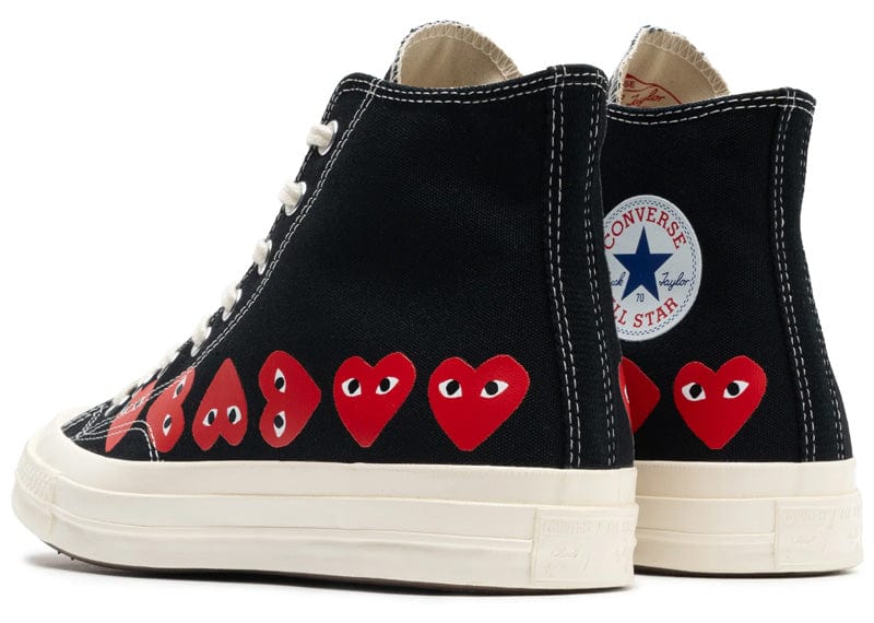 Multi Heart Converses Cdg Converse X PLAY Comme Des Garçons Chuck