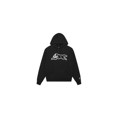 Corteiz Streetwear Billionaire Boys Club Running Dog Popover Hoodie Black