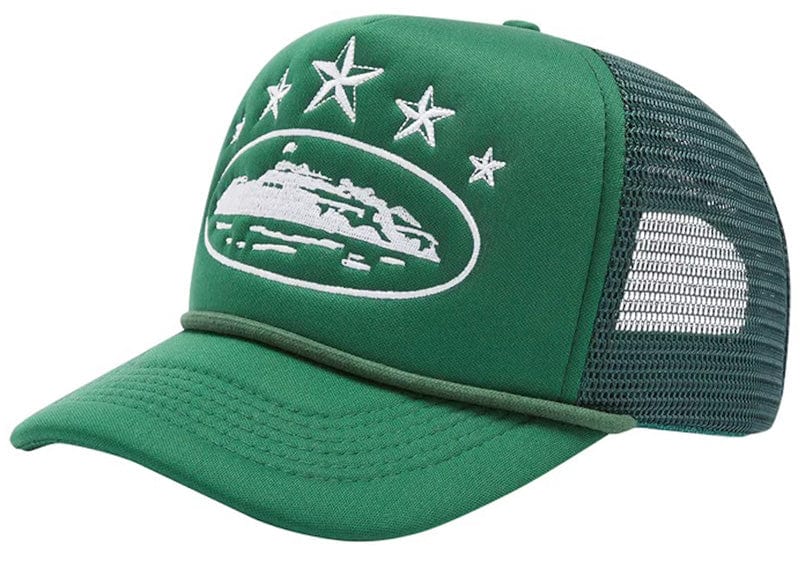 Corteiz streetwear Corteiz 5 Starz Alcatraz Trucker Green