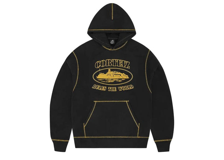 トップス CRTZ ALCATRAZ CONTRAST HOODIE Corteiz ALCATRAZ CONTRAST HOODIE [BLACK / YELLOW] size M | eBay