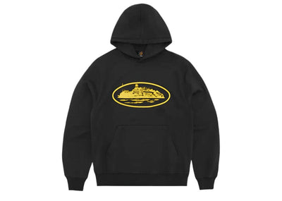 Corteiz Streetwear Corteiz Alcatraz Hoodie Black/Yellow