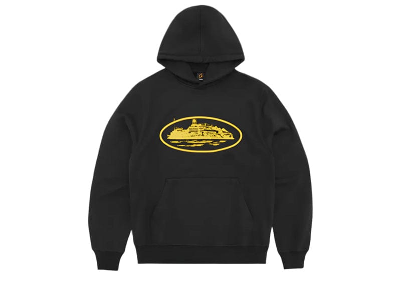 Corteiz Streetwear Corteiz Alcatraz Hoodie Black/Yellow