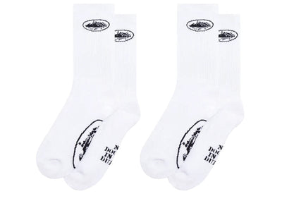 Corteiz streetwear Corteiz Alcatraz Socks White