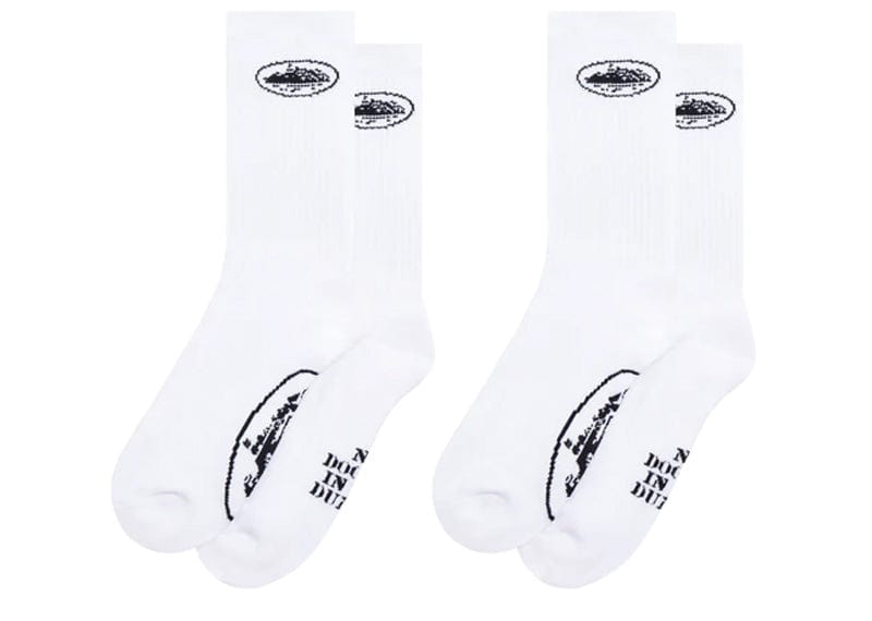 Corteiz streetwear Corteiz Alcatraz Socks White
