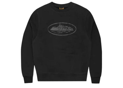 Corteiz Streetwear Corteiz Alcatraz Sweatshirt Triple Black