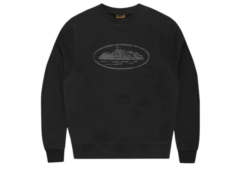 Corteiz Streetwear Corteiz Alcatraz Sweatshirt Triple Black
