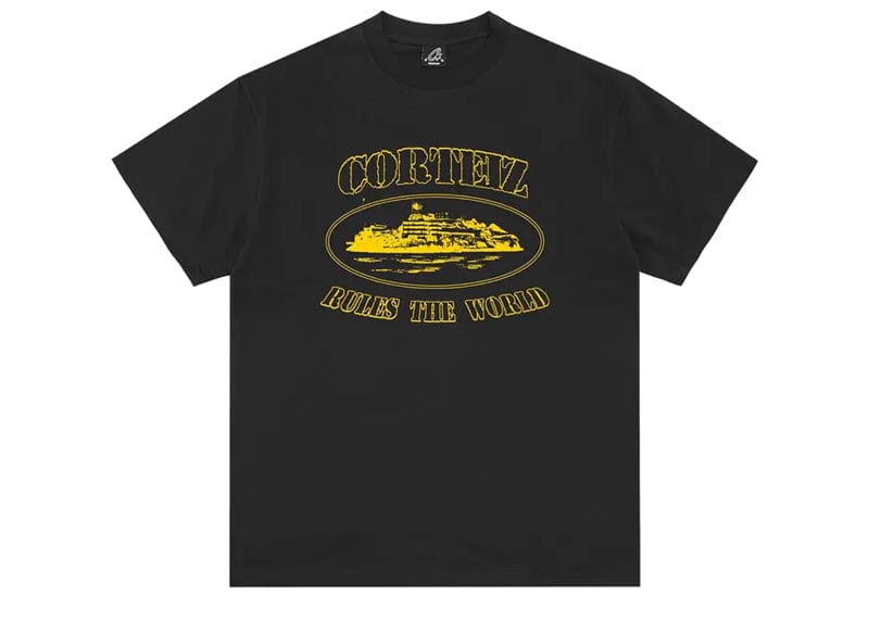 Corteiz Streetwear Corteiz Alcatraz T-Shirt Black/Yellow