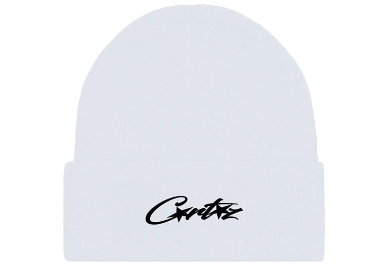 Corteiz Accessories Corteiz Allstarz Folded Beanie White