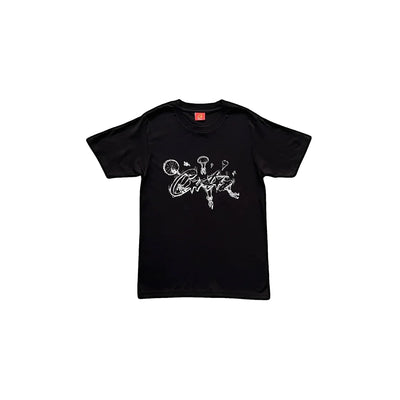 Corteiz Allstarz Skydiver Tee Black – Court Order