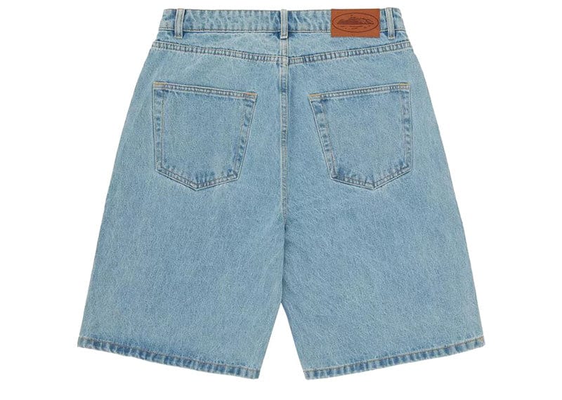 Corteiz Streetwear Corteiz Baggy Denim Shorts Stonewash